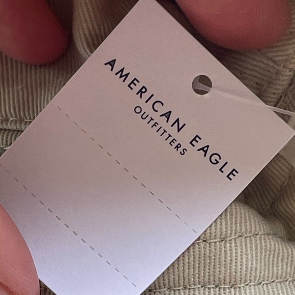 American Eagle NWT blue geometric pattern cotton bucket hat - Picture 2 of 6